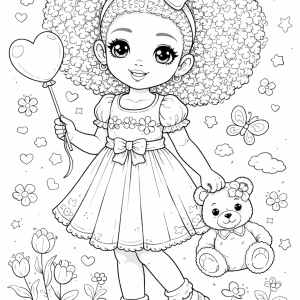Afro girl